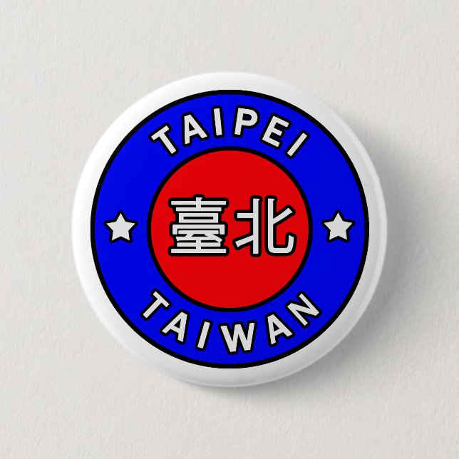 Taipei Taiwan button (Front)