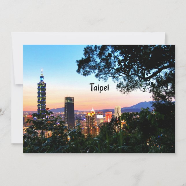Taipei, Taiwan  Card (Front)