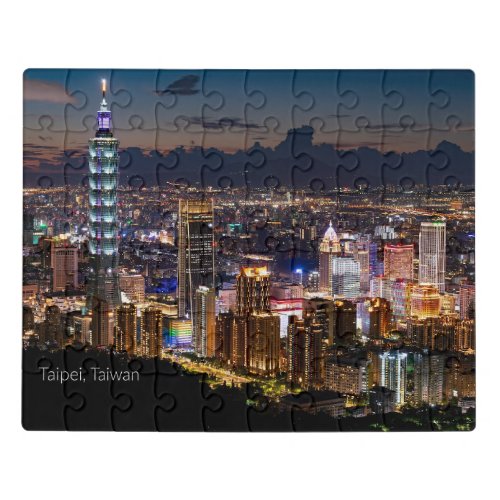 Taipei Taiwan cityscape Jigsaw Puzzle