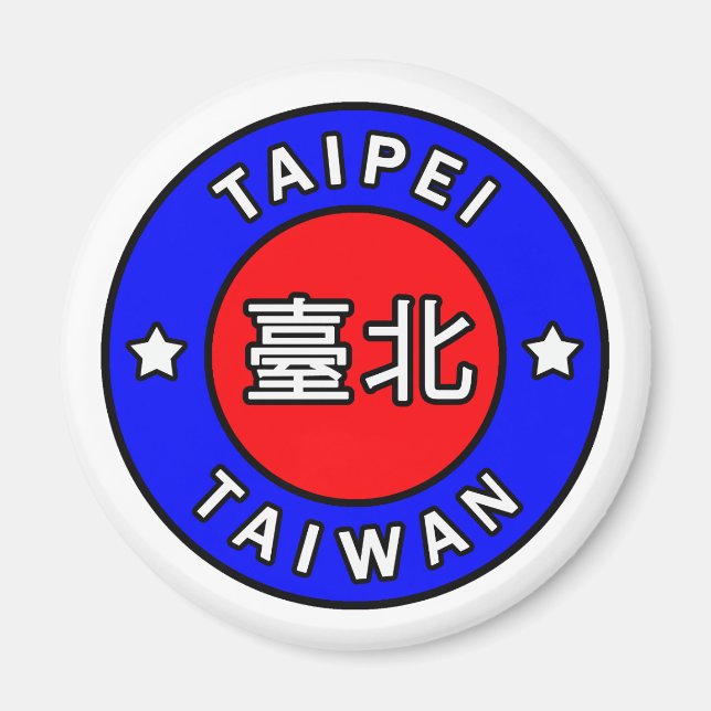 Taipei Taiwan Magnet (Front)