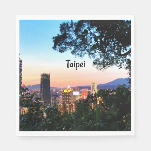 Taipei Taiwan Napkins
