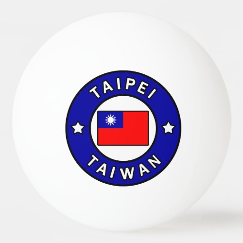 Taipei Taiwan Ping Pong Ball