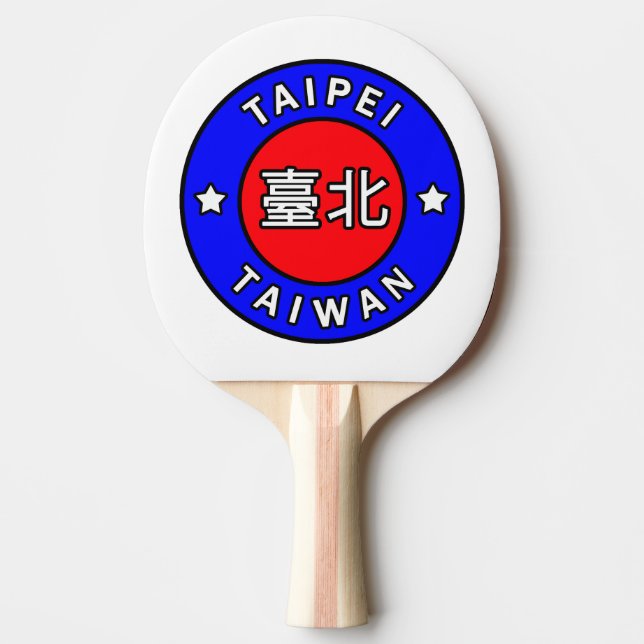 Taipei Taiwan Ping-Pong Paddle (Front)