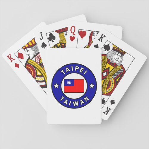 Taipei Taiwan Poker Cards