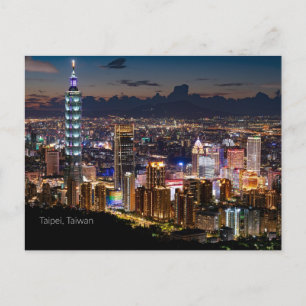Taipei, Taiwan Postcard