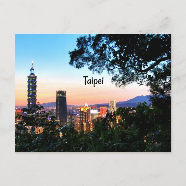 Taipei, Taiwan Postcard (Front)