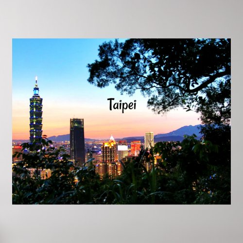 Taipei Taiwan Poster