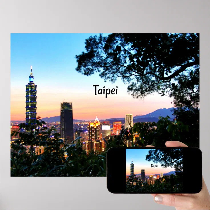 Taipei, Taiwan Poster Zazzle