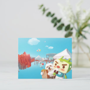 Taipei Ximen Red House: Iron T. & Smile Pup Announcement Postcard