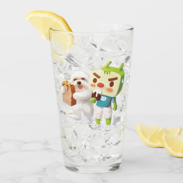 Taipei Ximen Red House: Iron T. & Smile Pup Glass (Front Ice)