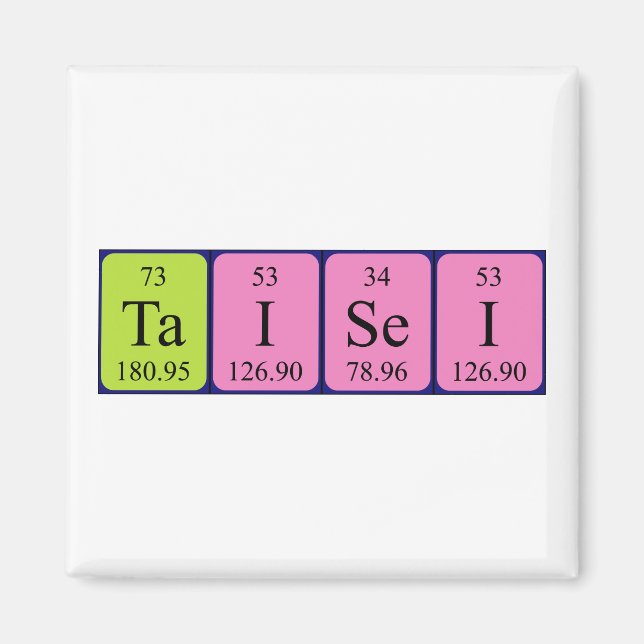 Taisei periodic table name magnet (Front)