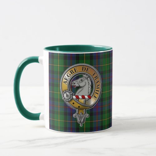 Tait Tartan  Badge Mug