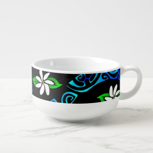 TAITIARE Blue Soup Mug