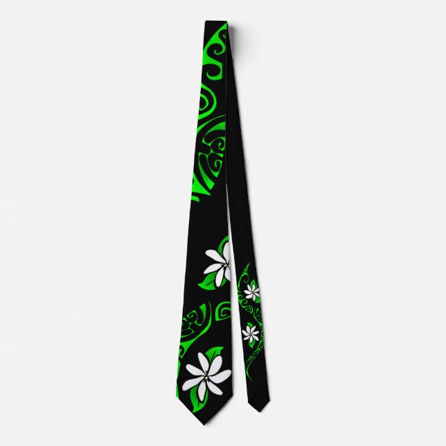TAITIARE (Green) Neck Tie (Front)