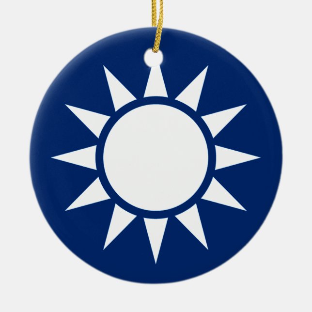 Taiwan (2) ceramic ornament (Front)