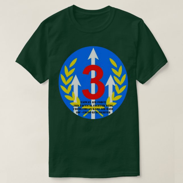 Taiwan 3rd Tactical Fighter Wing  T-Shirt (Design Front)