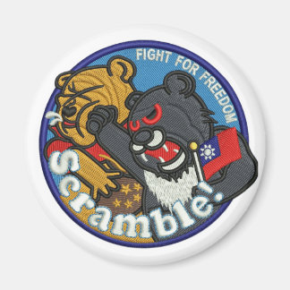 Taiwan Air Force Scramble Patch Magnet
