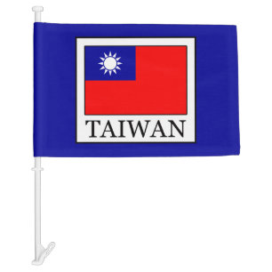 Taiwan Car Flag