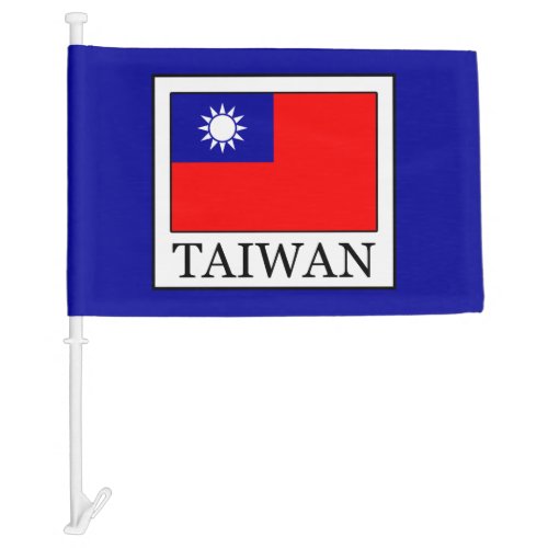 Taiwan Car Flag