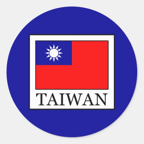 Taiwan Classic Round Sticker