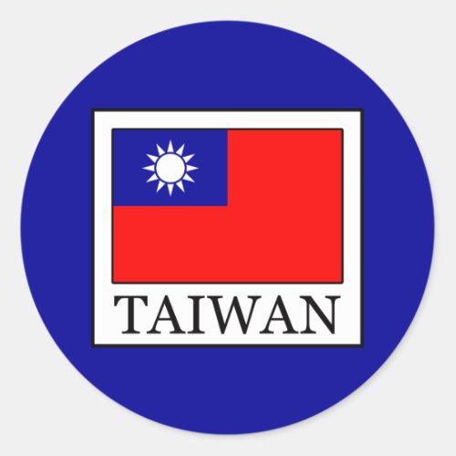 Taiwan Classic Round Sticker