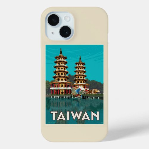 Taiwan  Dragon And Tiger Pagodas iPhone 15 Case