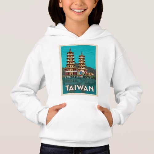 Taiwan  Dragon And Tiger Pagodas Hoodie