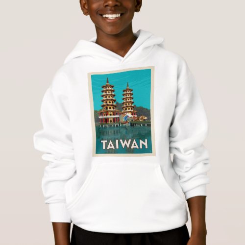 Taiwan  Dragon And Tiger Pagodas Hoodie