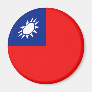 Taiwan Fisheye Flag Magnet