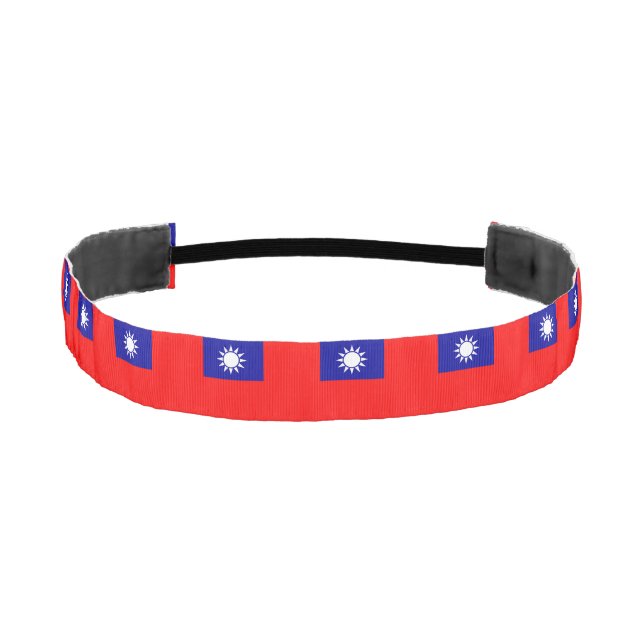 Taiwan Flag Athletic Headband (Front)
