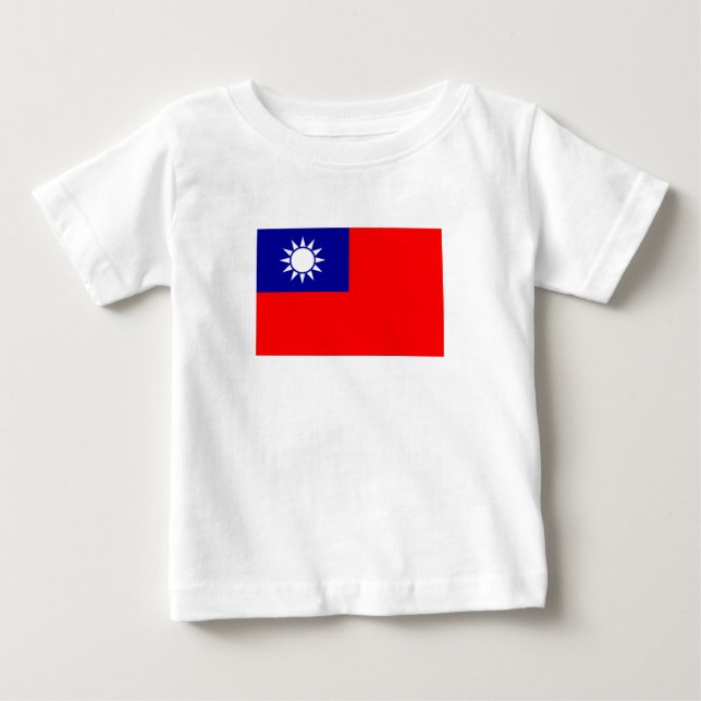 Taiwan Flag Baby T-Shirt (Front)