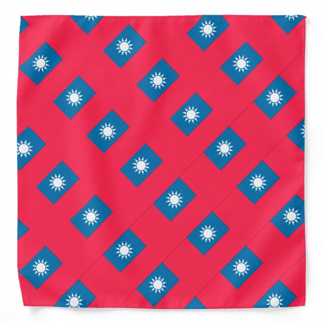 Taiwan Flag Bandana (Front)