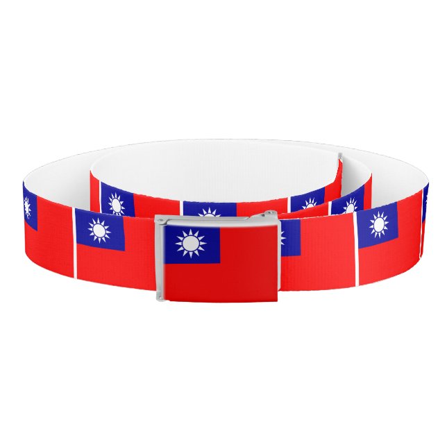 Taiwan Flag Belt (Coil)