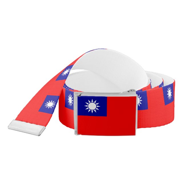 Taiwan Flag Belt (Snake)