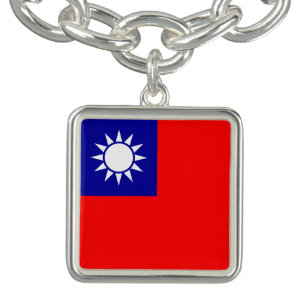 Taiwan Flag Bracelet