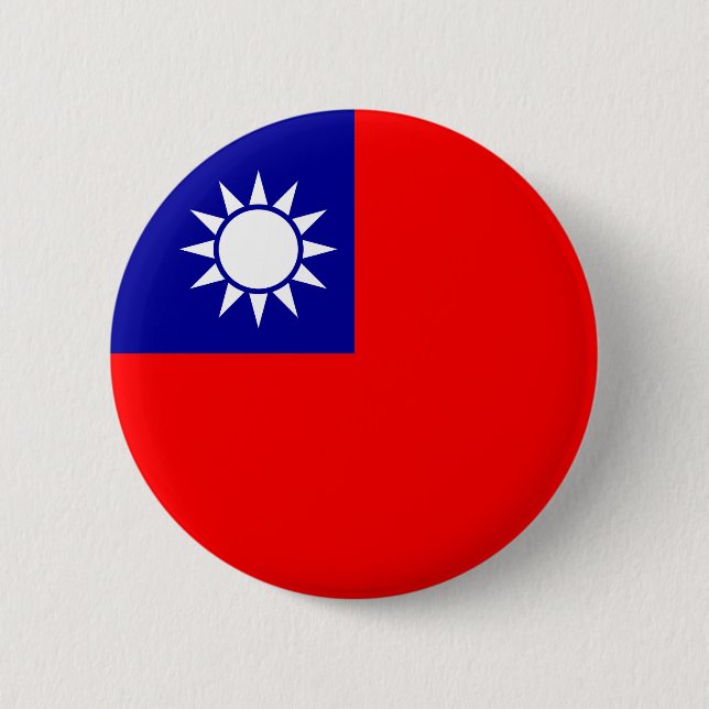 Taiwan Flag Button (Front)
