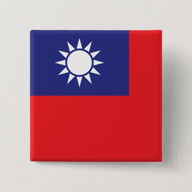 Taiwan Flag Button (Front)