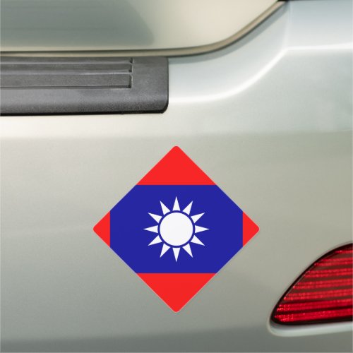 taiwan flag car magnet