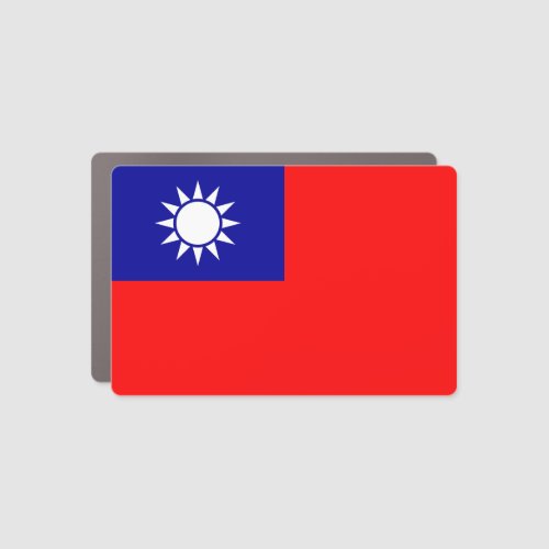 Taiwan Flag Car Magnet