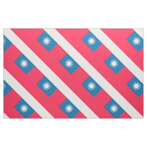 Taiwan Flag Fabric