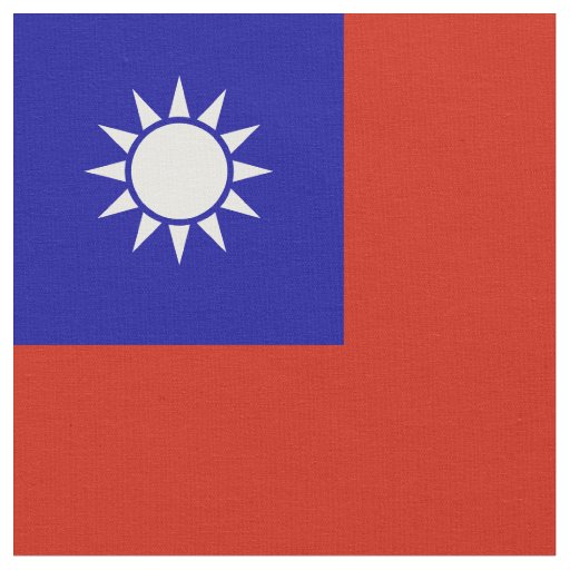 Taiwan flag fabric