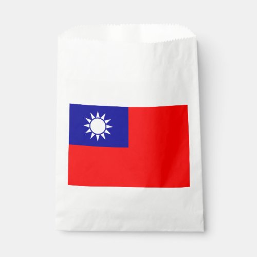 Taiwan Flag Favor Bag