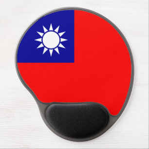 Taiwan Flag Gel Mouse Pad