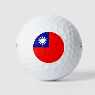 Taiwan Flag Golf Balls