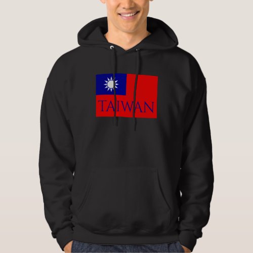 taiwan flag hoodie