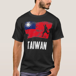 Taiwan Flag Jersey Taiwanese Soccer Team Taiwanese T-Shirt