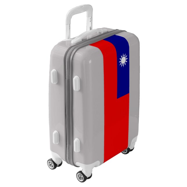 Taiwan Flag Luggage (Rotated Left)
