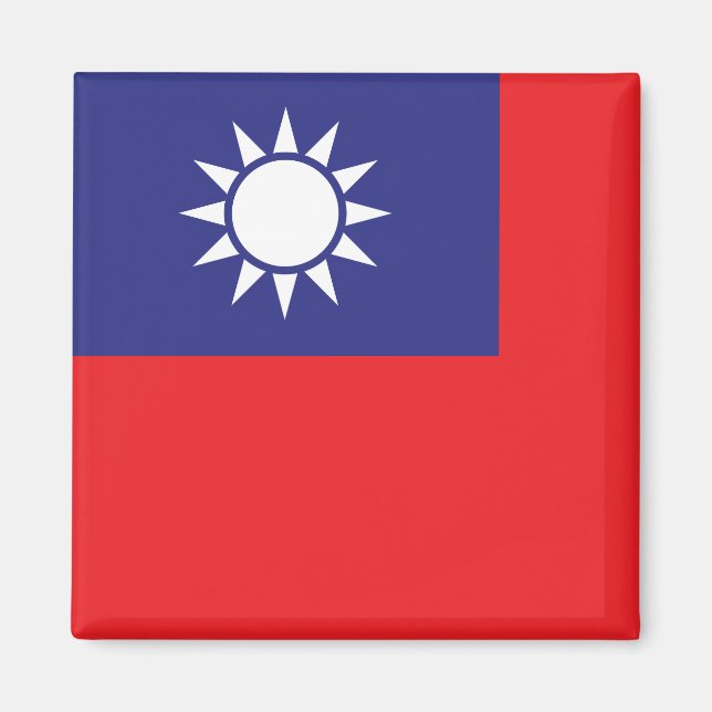 Taiwan Flag Magnet (Front)