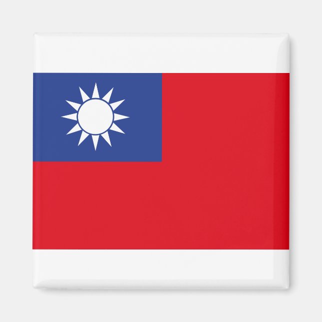 Taiwan Flag Magnet (Front)