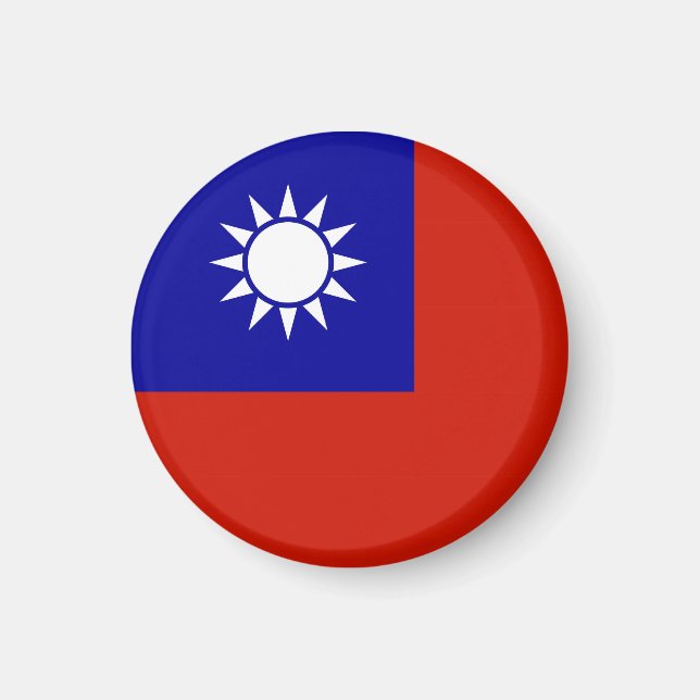 Taiwan flag magnet (Front)